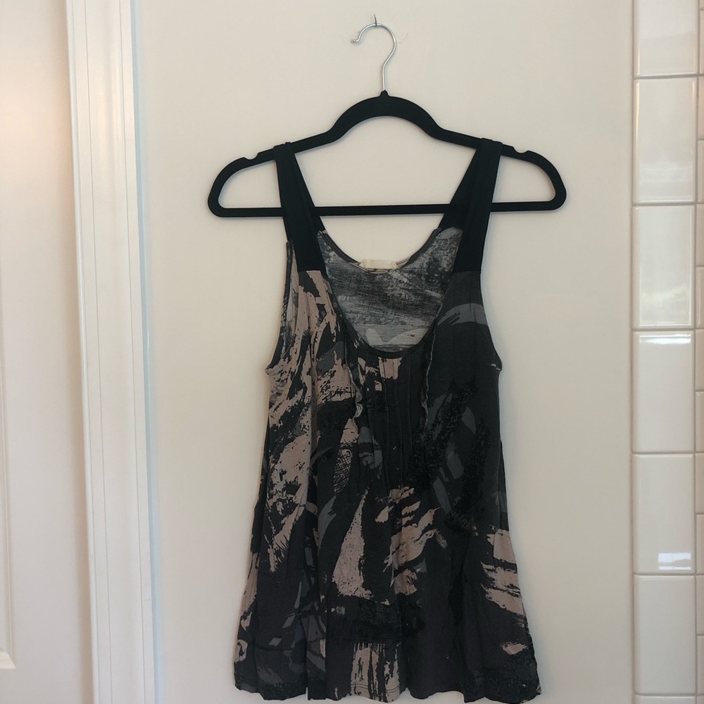 Lush Abstract Tank Top, size medium